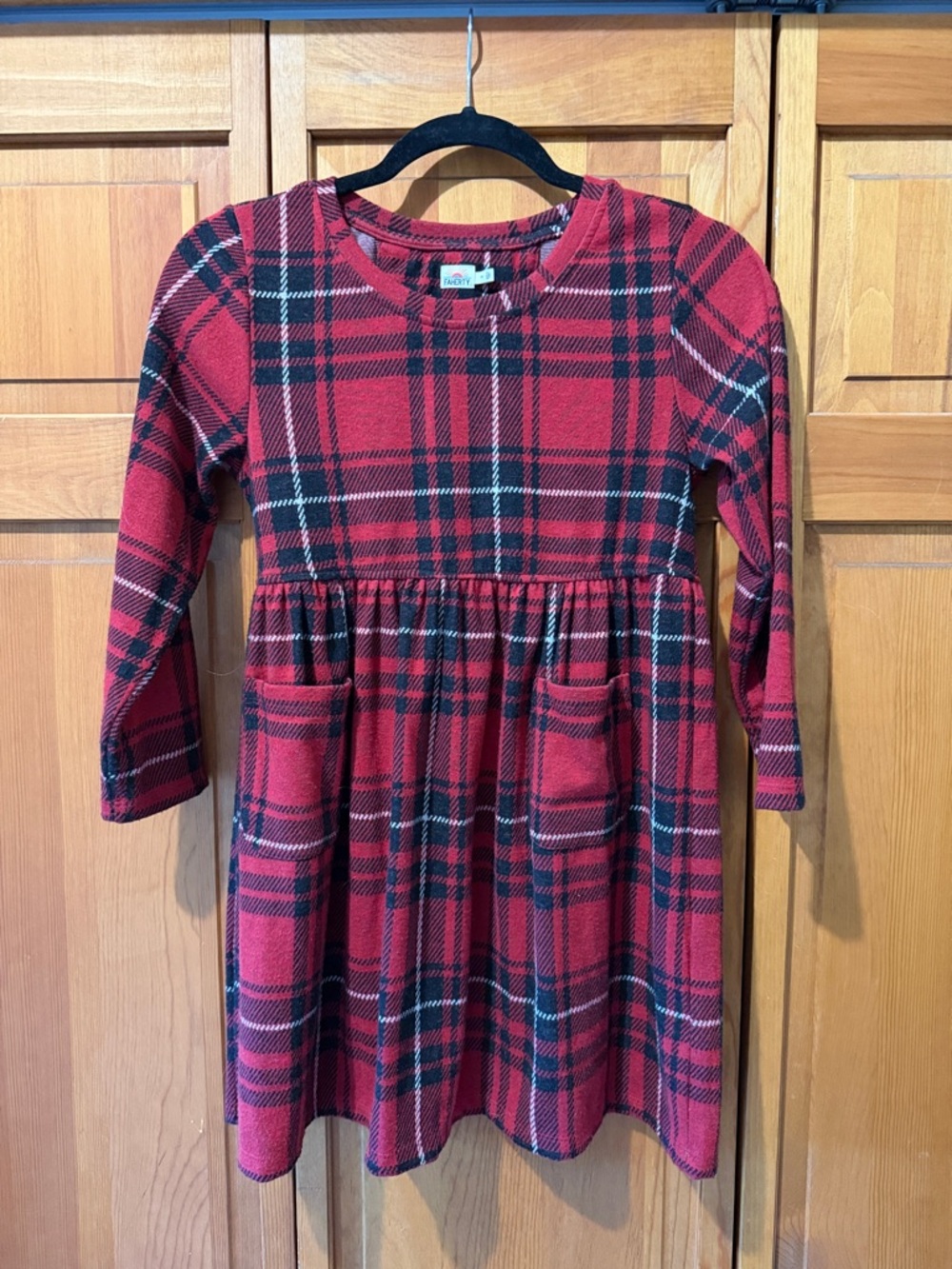 Faherty Girl’s Legend Sweater Dress Plaid